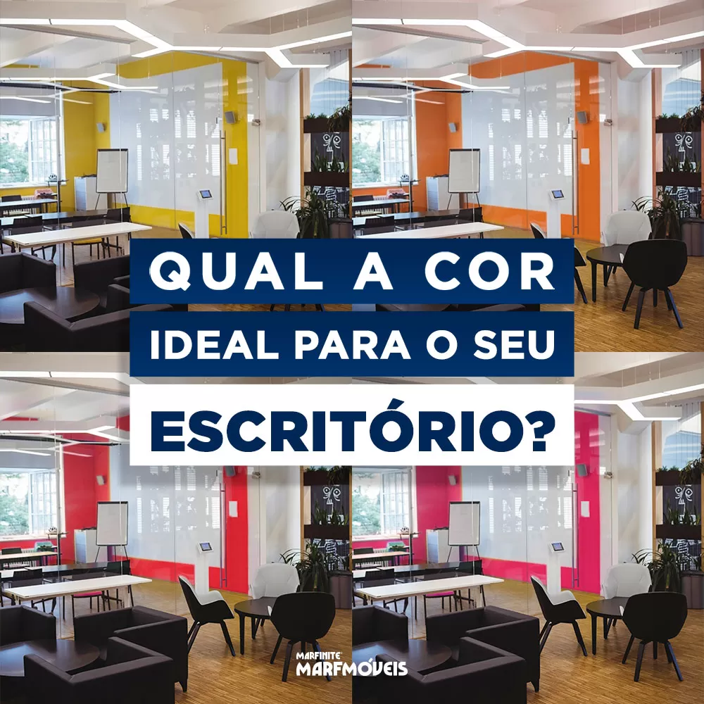 Como escolher a cor ideal para o seu escritório